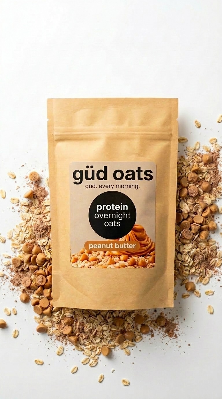 Güd Oats Peanut Butter bag