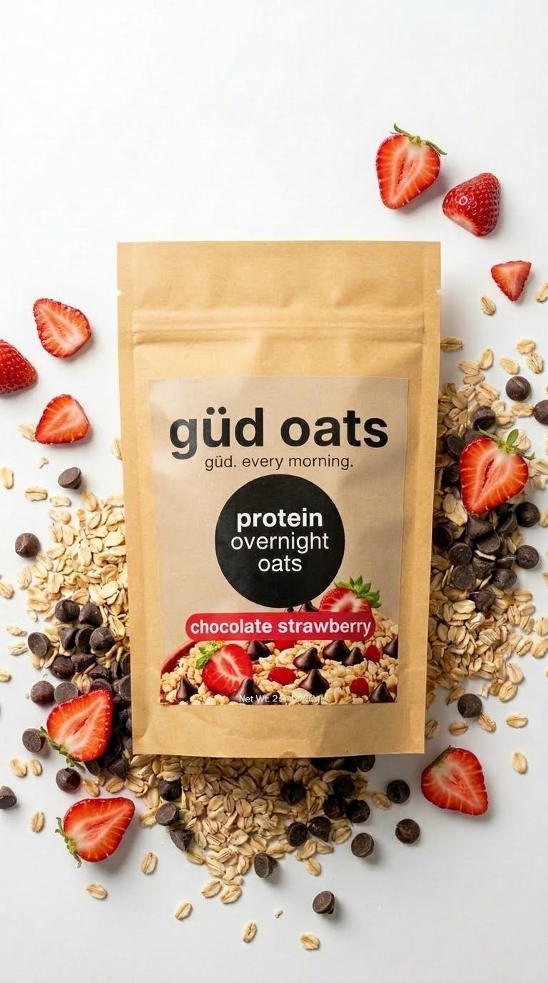 Güd Oats Chocolate Strawberry bag